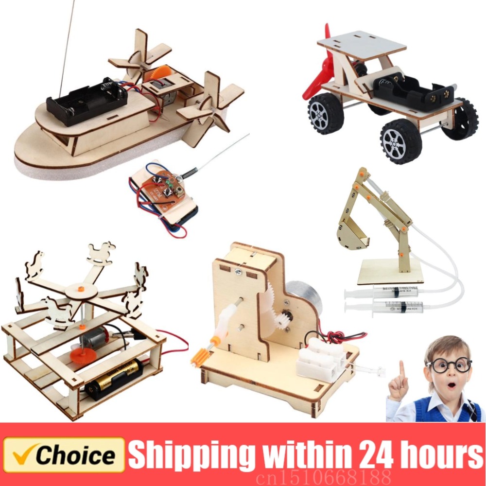 Science Diy Model - DIY Model łodzi Zabawki naukowe Dzieci