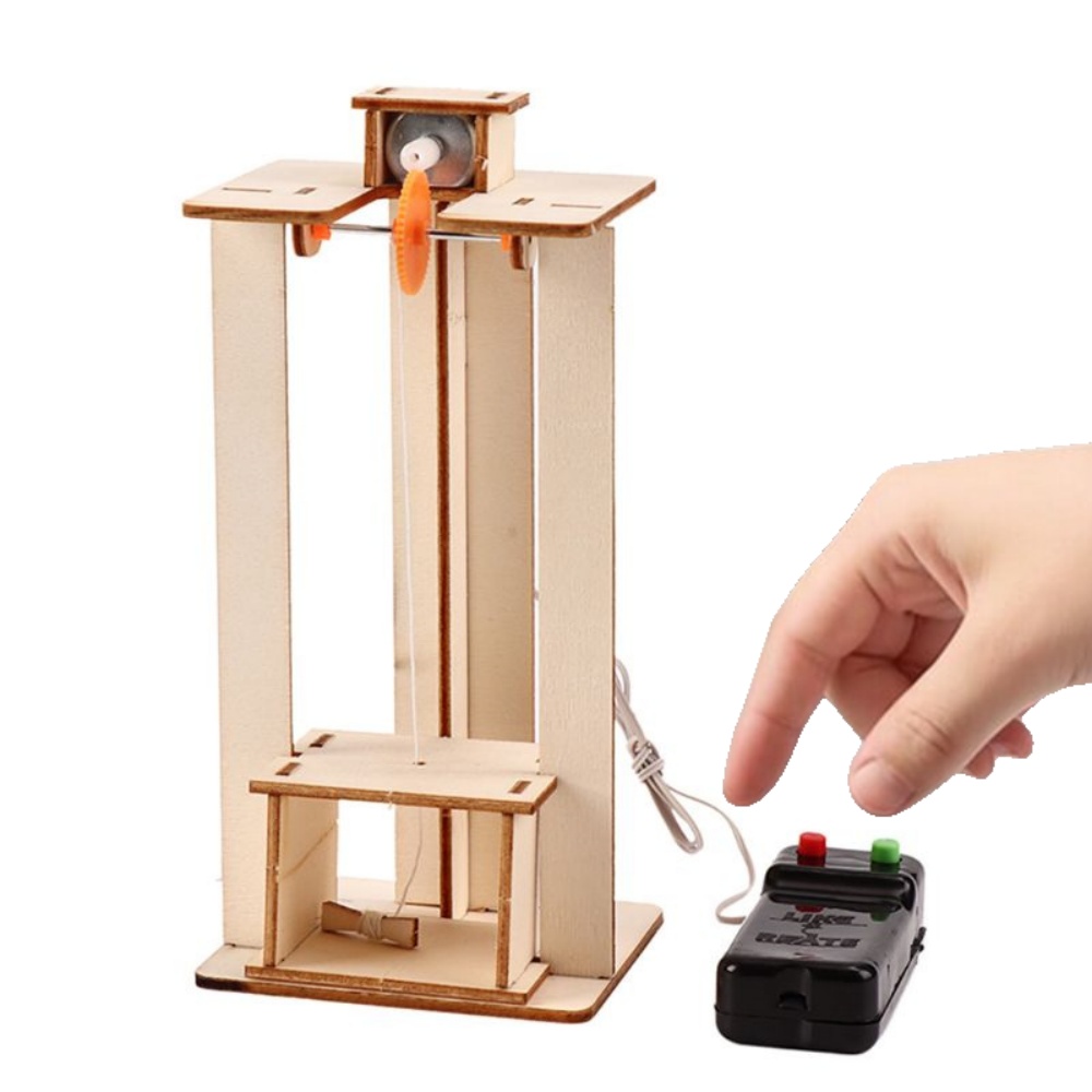Science Diy Model - Zestaw do samodzielnego montażu elektrycznego windy,
