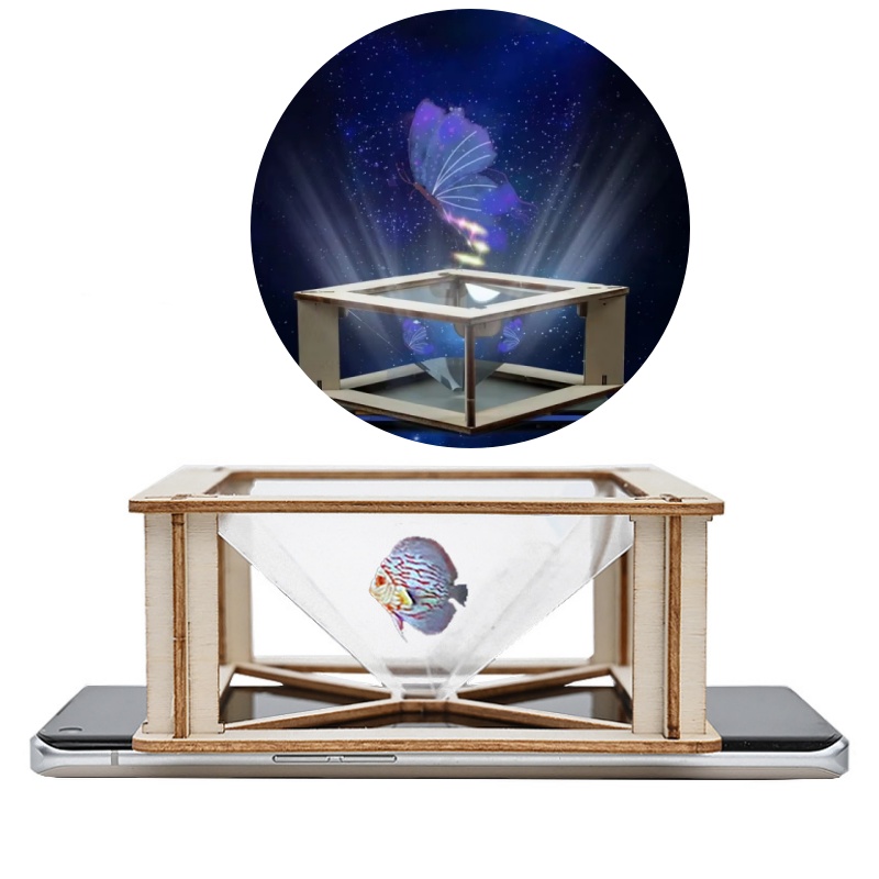 Science Project Diy - Zestaw do samodzielnego montażu holograficznego projektora