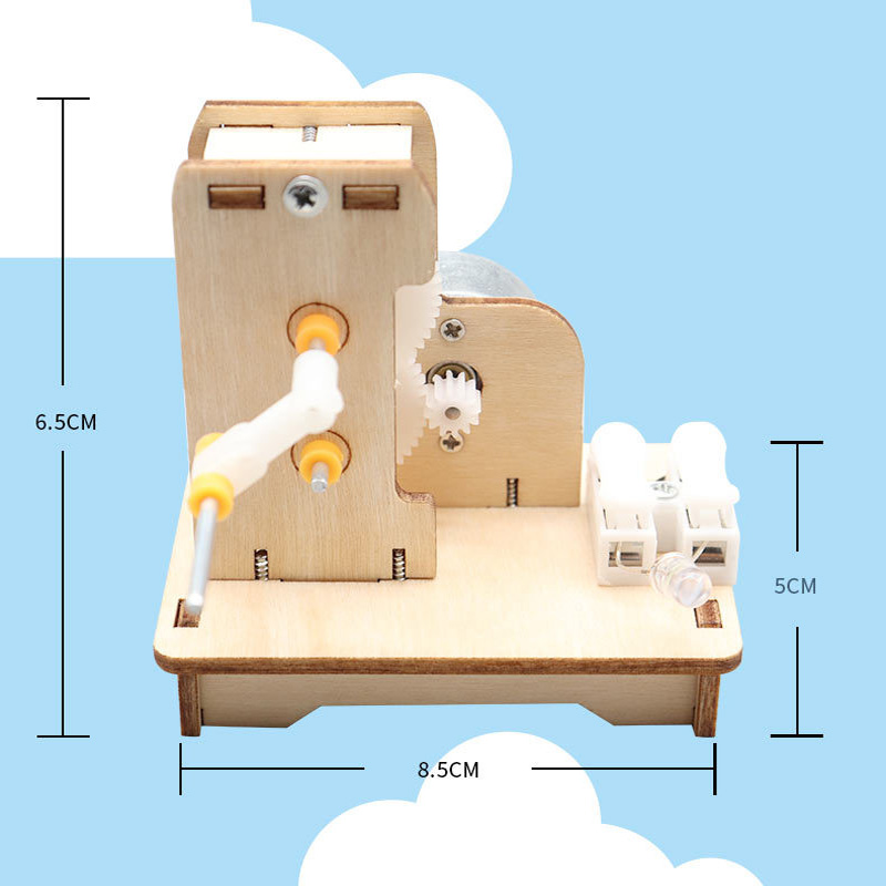 DIY Mini generator ręczny DIY  – Science Diy Model recenzja i cena