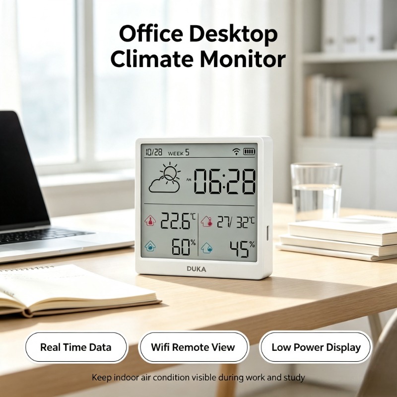 DUKA TH3 Wifi Inteligentny Czu – Weather Station Indoor recenzja i cena